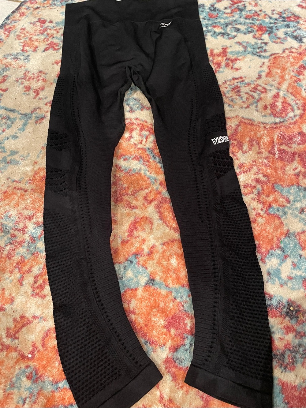 Gymshark Kids Black Seamless Performance Leggings